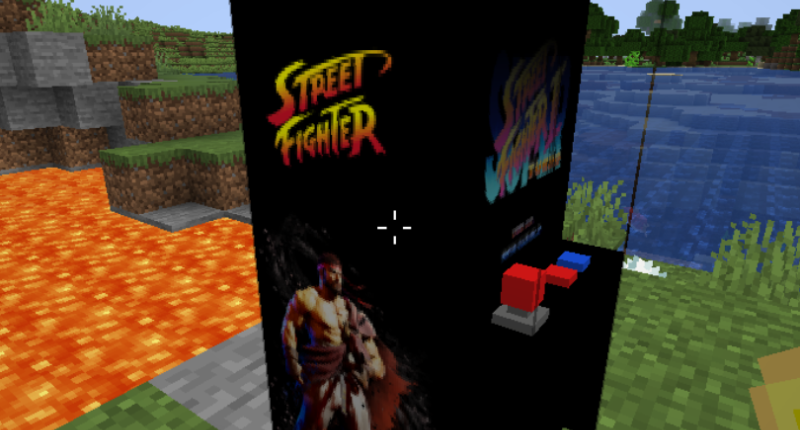 Oh, this is Arcade machine on minecraft O_O